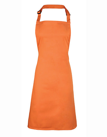 Colours Collection Bib Apron in Terracotta (ca. Pantone 159C), Größe 72 x 86 cm