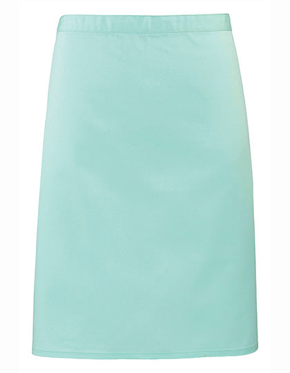 Colours Collection Mid Length Apron in Aqua (ca. Pantone 344C), Größe 70 x 50 cm