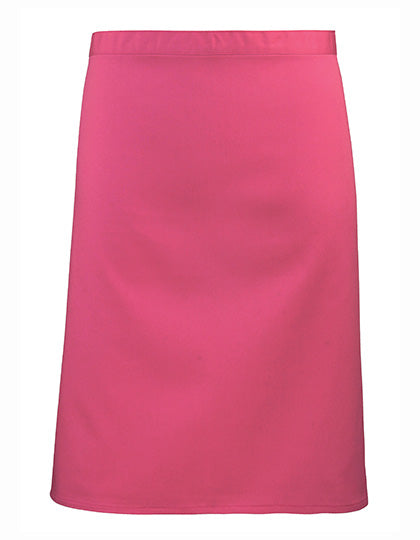 Colours Collection Mid Length Apron in Hot Pink (ca. Pantone 214C), Größe 70 x 50 cm