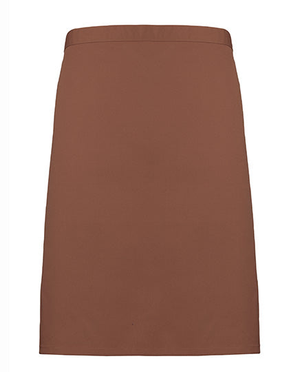 Colours Collection Mid Length Apron in Mocha (ca. Pantone 7505C), Größe 70 x 50 cm