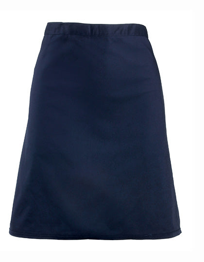 Colours Collection Mid Length Apron in Navy (ca. Pantone 2766C), Größe 70 x 50 cm