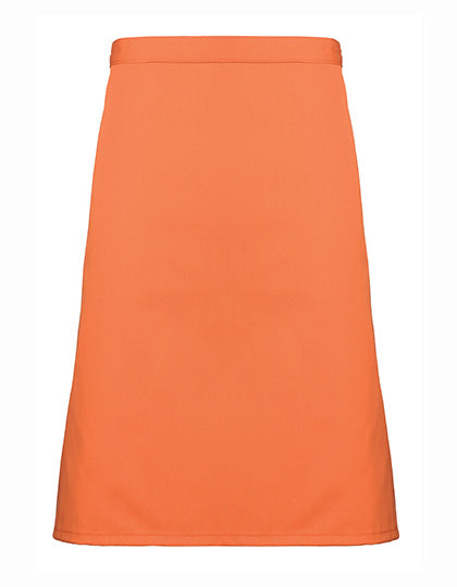 Colours Collection Mid Length Apron in Terracotta (ca. Pantone 159C), Größe 70 x 50 cm