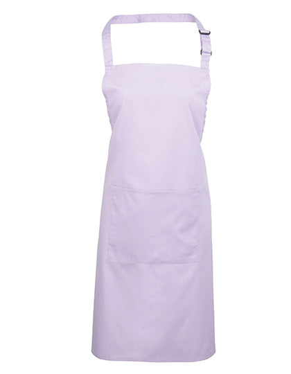 Colours Collection Bib Apron With Pocket in Lilac (ca. Pantone 264C), Größe 72 x 86 cm