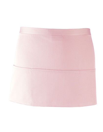 Colours Collection 3-Pocket Apron in Pink (ca. Pantone 1895C), Größe 60 x 33 cm