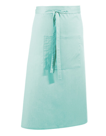 Colours Collection Bar Apron in Aqua (ca. Pantone 344C), Größe 90 x 80 cm