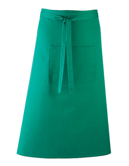 Colours Collection Bar Apron in Emerald (ca. Pantone 341C), Größe 90 x 80 cm