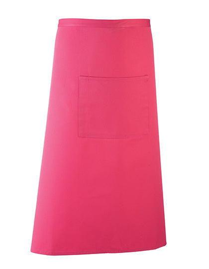 Colours Collection Bar Apron in Hot Pink (ca. Pantone 214C), Größe 90 x 80 cm