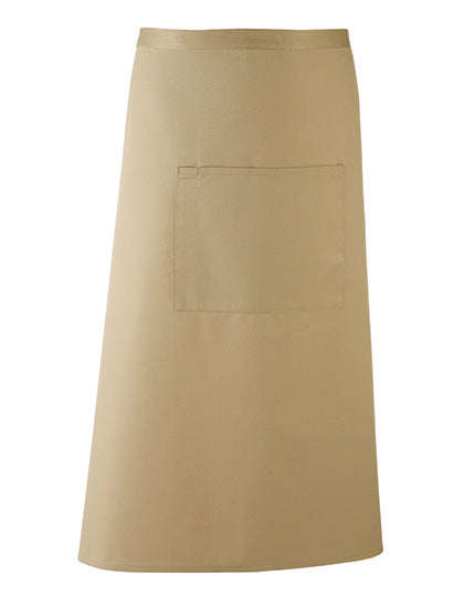 Colours Collection Bar Apron in Khaki (ca. Pantone 7503C), Größe 90 x 80 cm