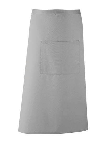 Colours Collection Bar Apron in Pale Grey (Silver) (ca. Pantone 428C), Größe 90 x 80 cm