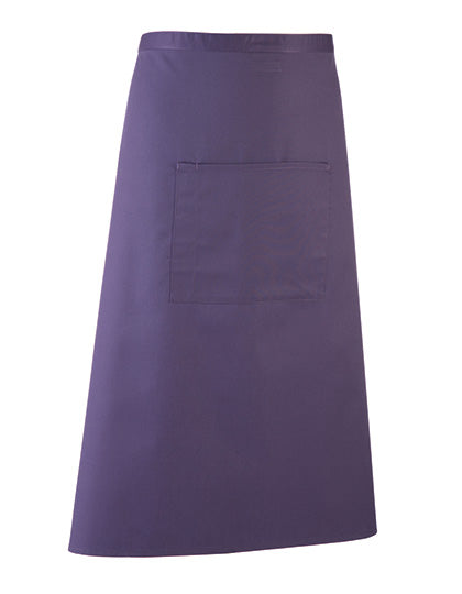 Colours Collection Bar Apron in Purple (ca. Pantone 269C), Größe 90 x 80 cm