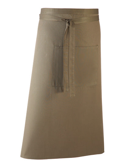 Colours Collection Bar Apron in Sage (ca. Pantone 5497C), Größe 90 x 80 cm