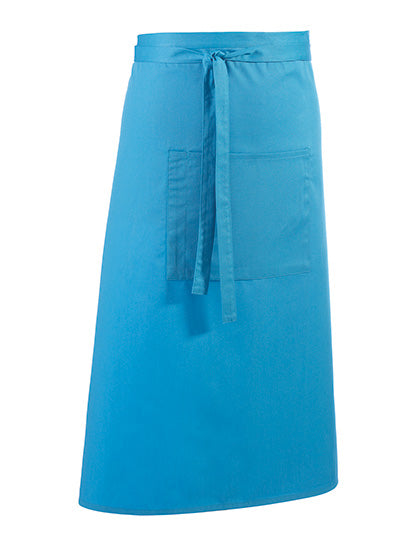 Colours Collection Bar Apron in Turquoise (ca. Pantone 312C), Größe 90 x 80 cm