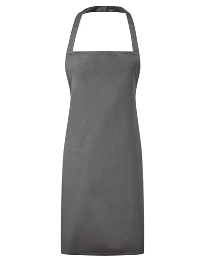 Essential Bib Apron in Dark Grey (ca. Pantone 425C), Größe 67 x 78 cm