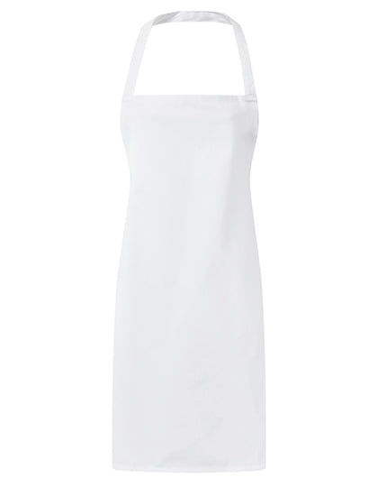 Essential Bib Apron in White, Größe 67 x 78 cm