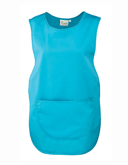 Women´s Pocket Tabard in Turquoise (ca. Pantone 312C), Größe 3XL