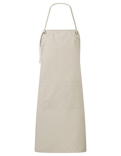 Artisan´s Choice Double Pocket Canvas Apron in Natural (ca. Pantone 4755C), Größe 72 x 86 cm