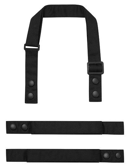 Colours Swap & Pop Apron - Strap in Black (ca. Pantone Black C), Größe 2,5 x 90 cm