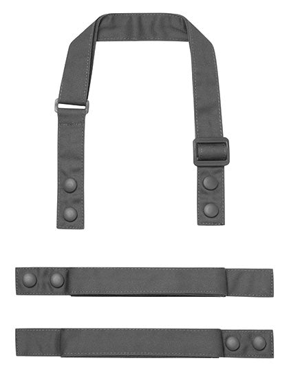 Colours Swap & Pop Apron - Strap in Dark Grey (ca. Pantone 425C), Größe 2,5 x 90 cm