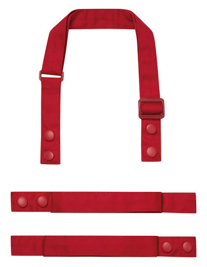 Colours Swap & Pop Apron - Strap in Red (ca. Pantone 201C), Größe 2,5 x 90 cm