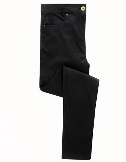 Women´s Performance Chino Jeans in Black (ca. Pantone Black C), Größe 52 (24)/34