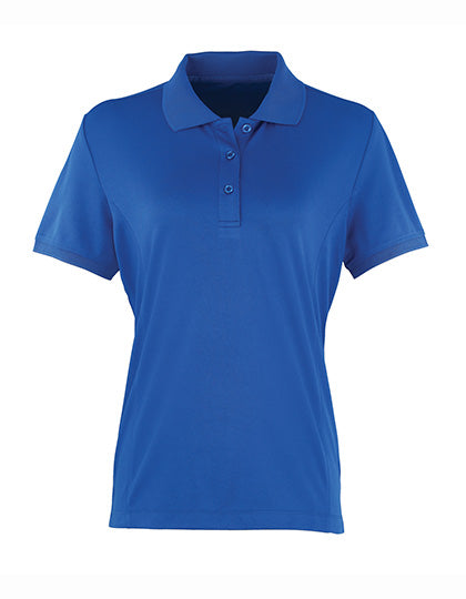 Women´s Coolchecker® Piqué Polo in Royal (ca. Pantone 286C), Größe XXL