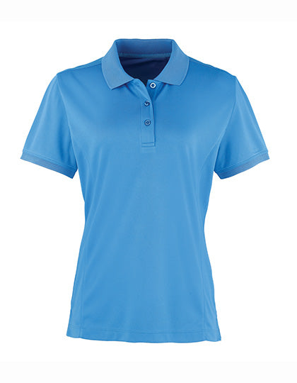 Women´s Coolchecker® Piqué Polo in Sapphire (ca. Pantone 300C), Größe XXL