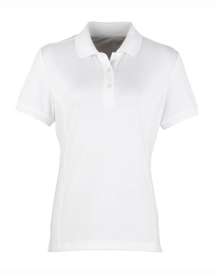 Women´s Coolchecker® Piqué Polo in White, Größe XXL