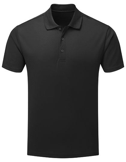 Men´s Spun-Dyed Sustainable Polo Shirt in Black (ca. Pantone Black C), Größe 4XL
