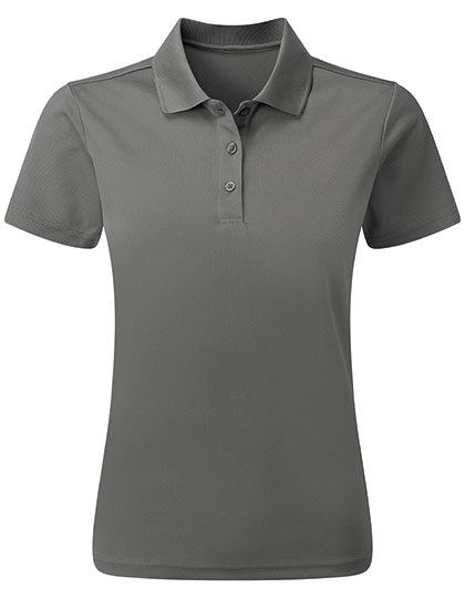 Women´s Spun-Dyed Sustainable Polo Shirt in Dark Grey (ca. Pantone 425C), Größe XXL
