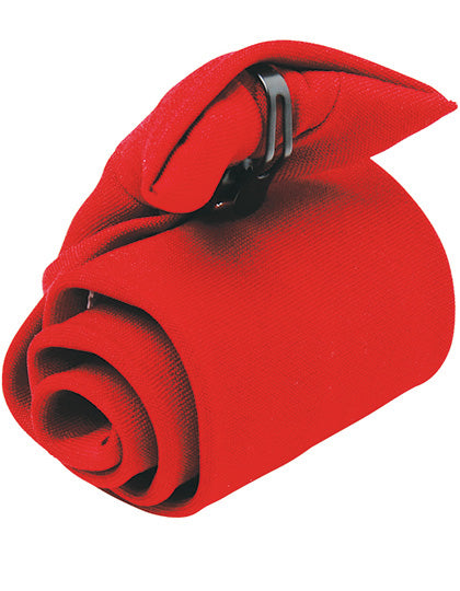 Clip-on Tie in Red (ca. Pantone 200C), Größe One Size