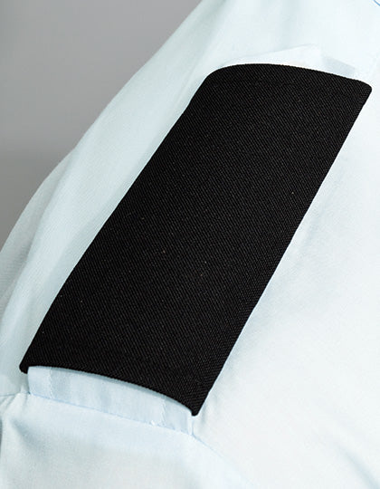 Epaulettes in Black (ca. Pantone Black C), Größe 10 x 6 cm
