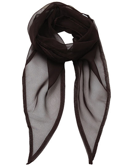 Women´s Colours Collection Chiffon Scarf in Brown (ca. Pantone 476C), Größe 98 x 16,5 cm