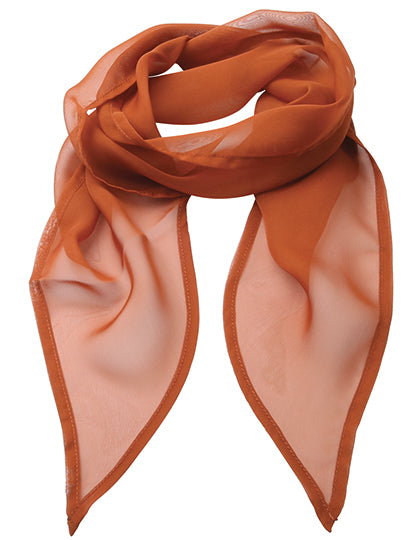 Women´s Colours Collection Chiffon Scarf in Chestnut (ca. Pantone 7525C), Größe 98 x 16,5 cm