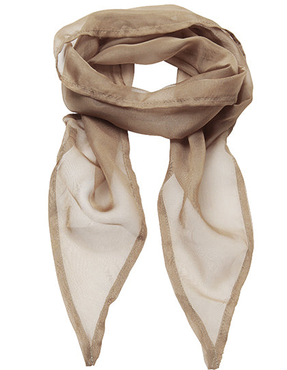 Women´s Colours Collection Chiffon Scarf in Khaki (ca. Pantone 7503C), Größe 98 x 16,5 cm