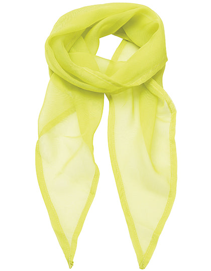 Women´s Colours Collection Chiffon Scarf in Lime (ca. Pantone 382C), Größe 98 x 16,5 cm