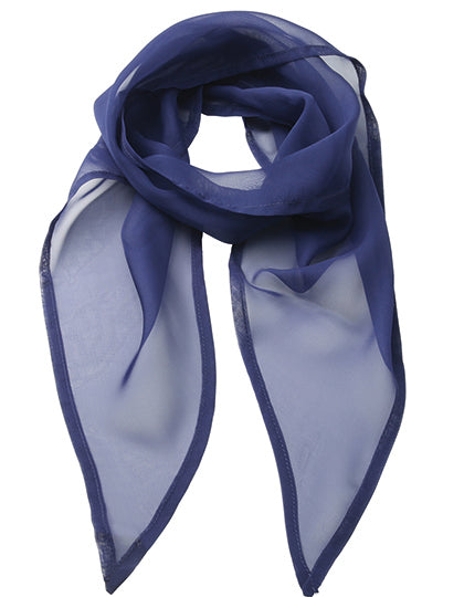 Women´s Colours Collection Chiffon Scarf in Marine Blue (ca. Pantone 281C), Größe 98 x 16,5 cm