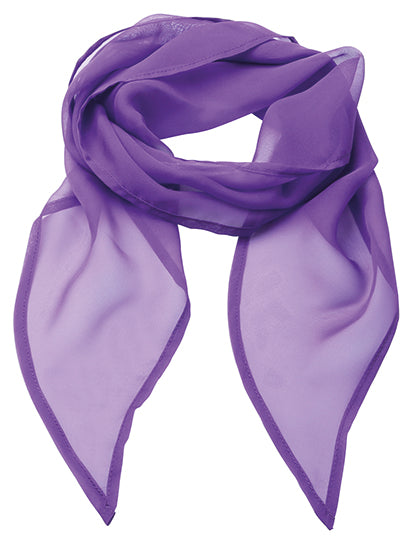 Women´s Colours Collection Chiffon Scarf in Rich Violet (ca. Pantone 2587C), Größe 98 x 16,5 cm
