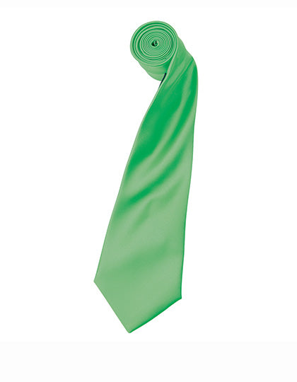 Colours Collection Satin Tie in Apple (ca. Pantone 360C), Größe 144 x 8,5 cm