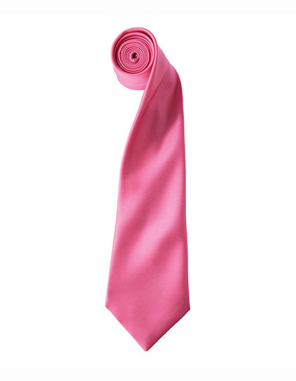 Colours Collection Satin Tie in Fuchsia (ca. Pantone 219C), Größe 144 x 8,5 cm