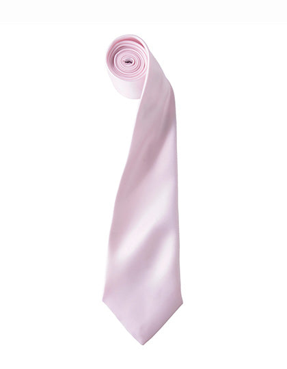 Colours Collection Satin Tie in Pink (ca. Pantone 1895C), Größe 144 x 8,5 cm