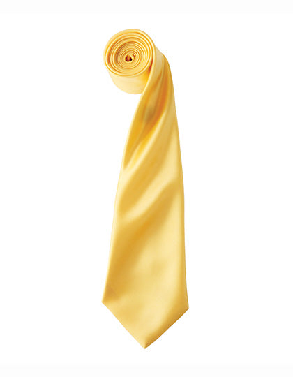 Colours Collection Satin Tie in Sunflower (ca. Pantone 136C), Größe 144 x 8,5 cm