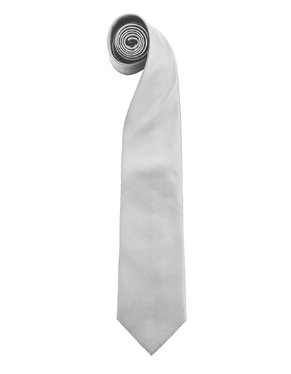 Colours Orginals Fashion Tie in Pale Grey (Silver) (ca. Pantone 420 C), Größe 144 x 10 cm