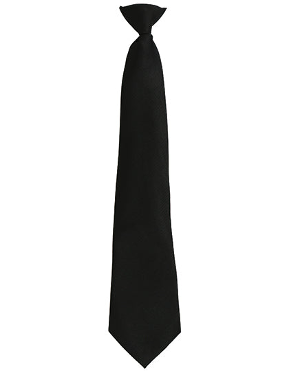 Colours Orginals Fashion Clip Tie in Black (ca. Pantone Black C), Größe 47 x 10 cm