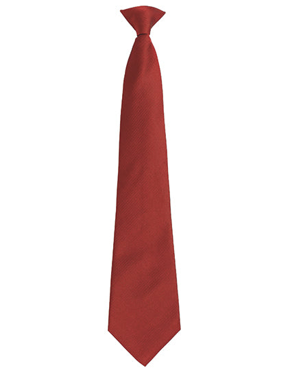 Colours Orginals Fashion Clip Tie in Burgundy (ca. Pantone 200C), Größe 47 x 10 cm