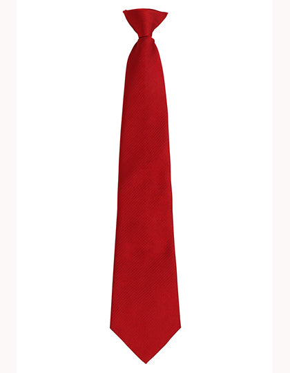 Colours Orginals Fashion Clip Tie in Red (ca. Pantone 199C), Größe 47 x 10 cm