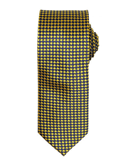 Puppy Tooth Tie in Gold, Größe One Size