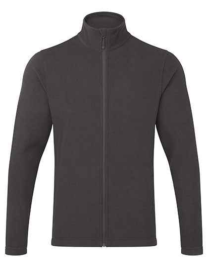 Men´s ´Recyclight´ Full Zip Micro Fleece in Dark Grey, Größe 5XL /52 (24)