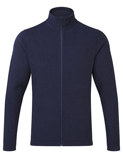 Men´s ´Recyclight´ Full Zip Micro Fleece in Navy, Größe 5XL /52 (24)