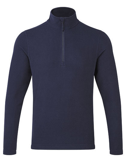 Unisex ´Recyclight´ 1/4 Zip Micro Fleece in Navy, Größe 5XL (24)