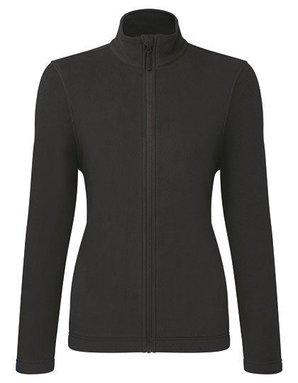 Women´s ´Recyclight´ Full ZipMicro Fleece in Black, Größe 3XL